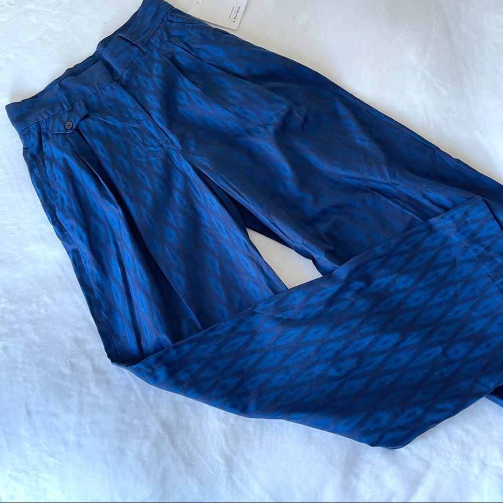 & Other Stories Blue Patterned Pants